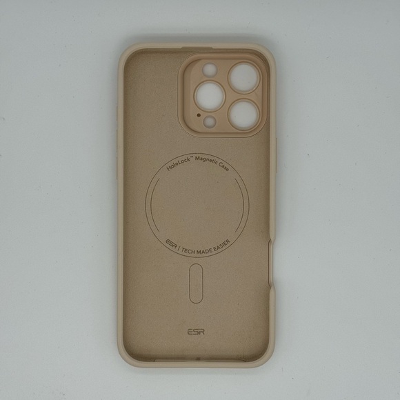 iPhone 16 Pro Max ESR Soft Case Light Tan MagSafe Compatible - Picture 2 of 2